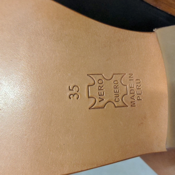 FORTRESS OF INCA Black Leather Michelle Mule  NWOT - Picture 6 of 9